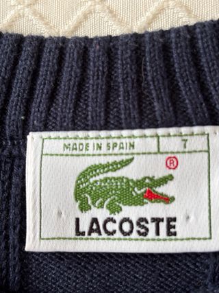 Jersey Lacoste Hombre Talla 7 Rayas