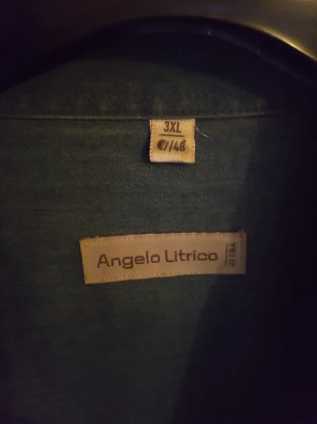 Camisa vaquera Angelo Litrico 3XL