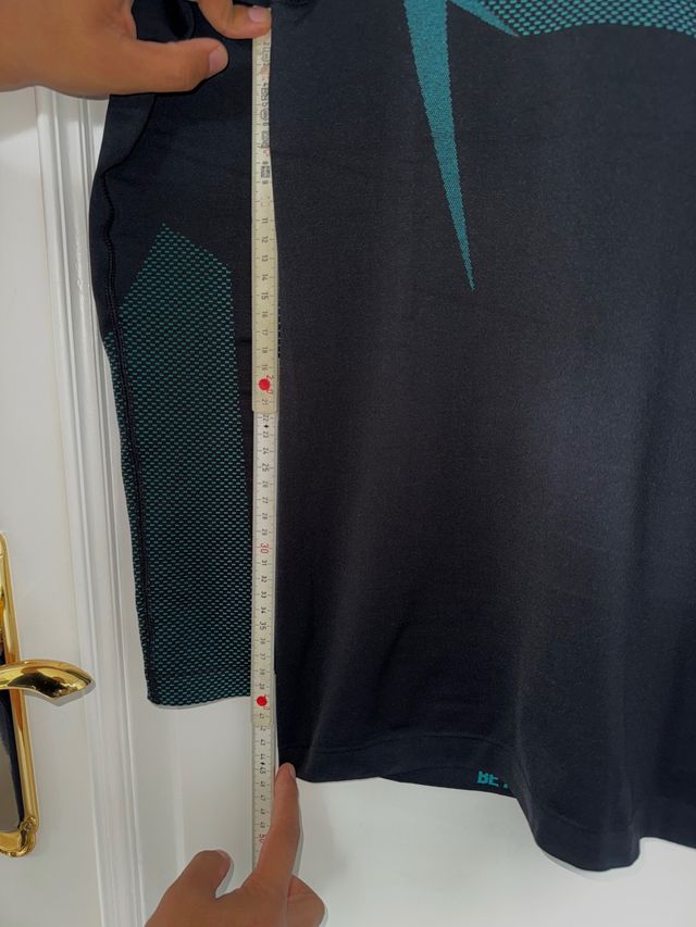 Gymshark Onyx V5 Manga Larga Azul