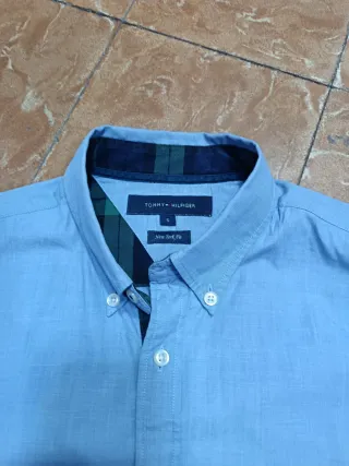 Camisa Tommy Hilfiger Hombre Azul Claro