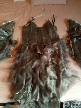 Disfraz de Ángel caído Deluxe para mujer.