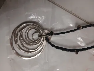 Collana con ciondolo cerchi e collane con stella