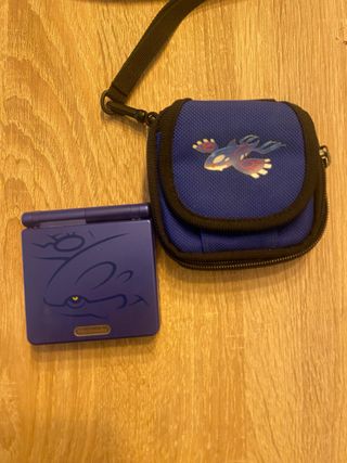 Nintendo Game Boy Advance SP Morado + Funda