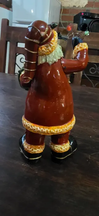 Papá Noel de resina