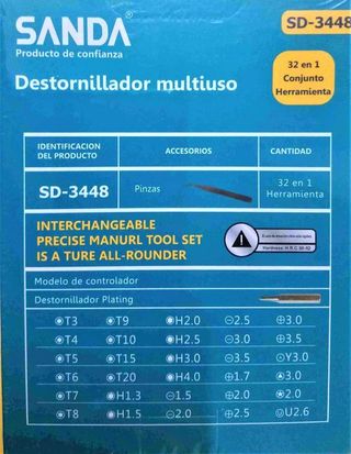 Kit destornilladores 32 puntas