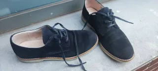 Zapatos niño azul. Solo estrenados para una boda