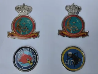 Emblemas metálicos Ejército del Aire a 9€/unidd