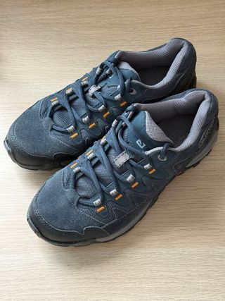 Zapatillas Trekking Salomon Talla 40 Azul/Gris
