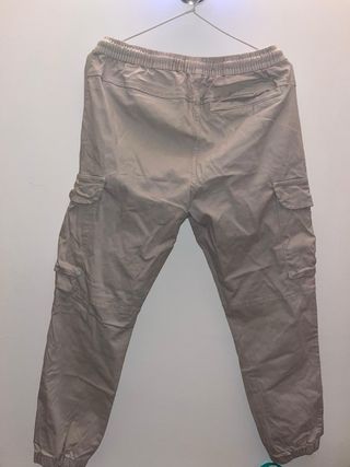 Pantalones Cargo Zara Beige