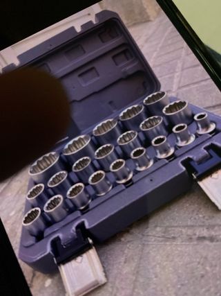 Linterna, Recogedor, Maletín de vasos 