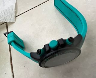 Reloj Deportivo Calgary Negro y Turquesa