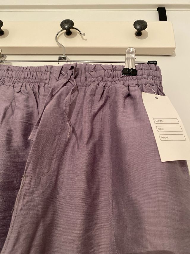 Pantalón palazzo gris