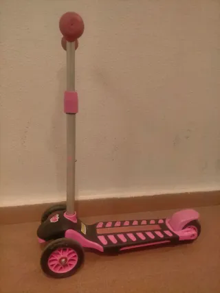Patinete infantil 3 ruedas rosa