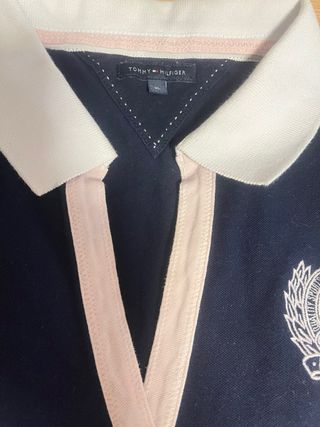 Polo Tommy Hilfiger azul marino mujer