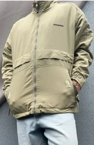 Chaqueta Diadora hombre verde oliva