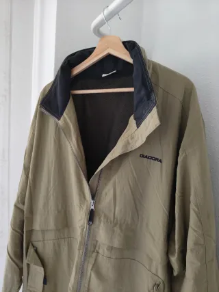 Chaqueta Diadora hombre verde oliva