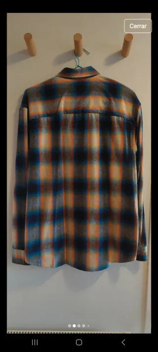 Camisa de cuadros Zara hombre