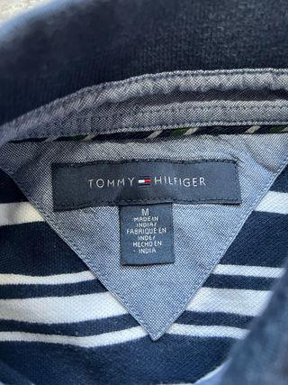Polo Tommy Hilfiger Azul Marino y Blanco