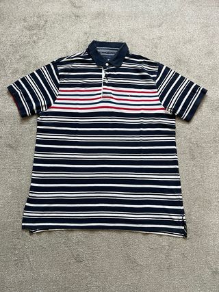 Polo Tommy Hilfiger Azul Marino y Blanco