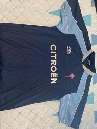 Camiseta Celta de Vigo Retro 1999 Azul Marino