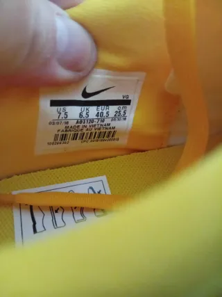 Nike Mercurial n.40,5 Indoor Nuove
