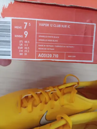 Nike Mercurial n.40,5 Indoor Nuove