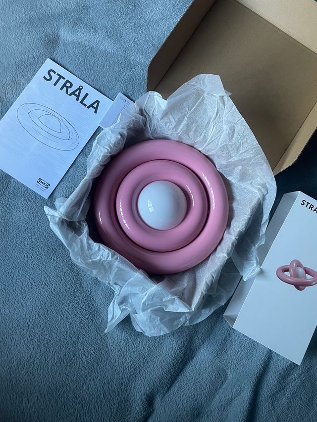Lámpara IKEA STRÅLA Rosa