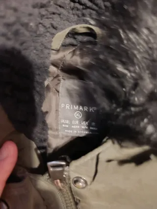 Cazadora verde militar Primark