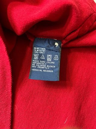 Polo Tommy Hilfiger Rojo 