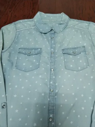 Camisa Brotea estrellas azul