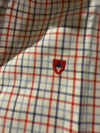 Camisa Álvaro Moreno Cuadros Rojo y Azul