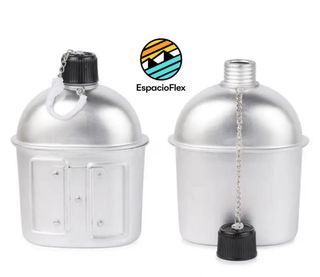 Cantimplora de agua militar aluminio