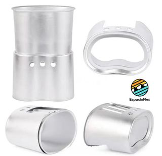 Cantimplora de agua militar aluminio