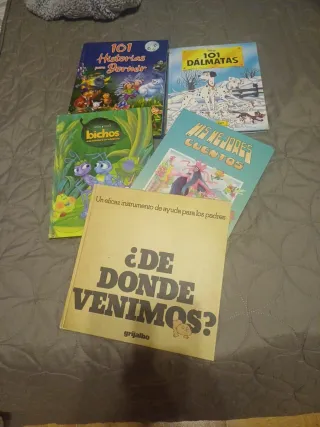 Lote 5 Libros Infantiles Cuentos