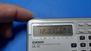 Calculadora Reloj Vintage CASIO ML-81