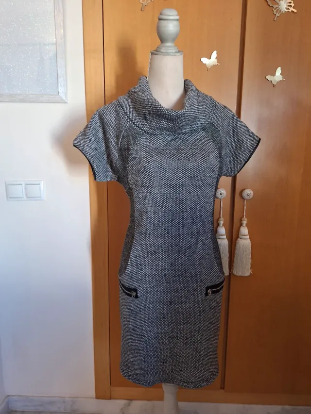 Vestido Lana Otoño/invierno Casual vintage y2k