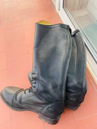 Botas de equitación negras talla 38