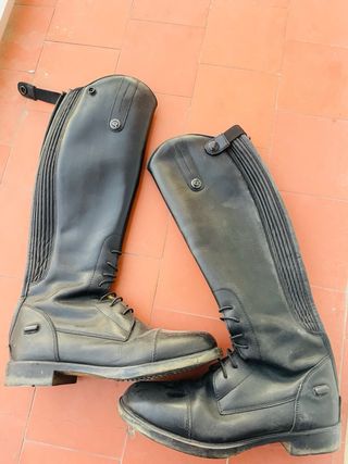 Botas de equitación negras talla 38