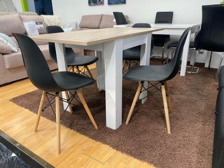 Rebaja pack comedor nuevo con sillas nórdicas
