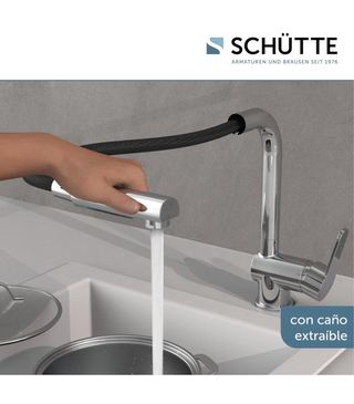 Grifo de Cocina Schütte London Plata