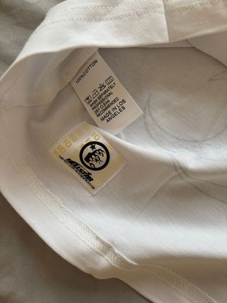 Camiseta HELLSTAR Blanca Nueva con Etiqueta