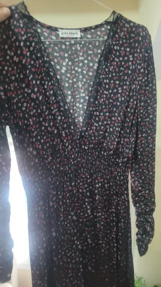 Vestido Gala Black floral