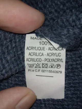 Jersey de punto de mujer talla L con tachuelas