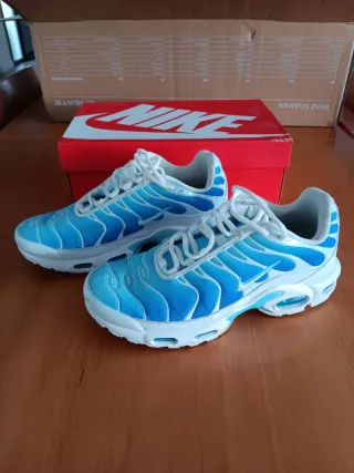Zapatillas Nike TN Azules y Blancas