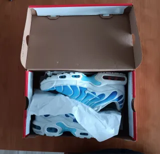 Zapatillas Nike TN Azules y Blancas
