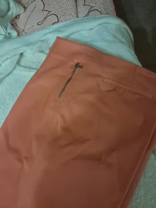 Pantalón rosa palo sin pinzas