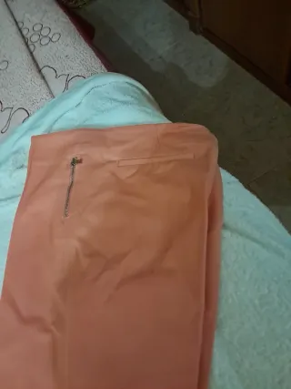 Pantalón rosa palo sin pinzas