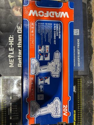 Kit Taladro y Atornillador Wadfow 20V