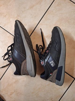 Scarpe Marina Militare Uomo Nero Rosse