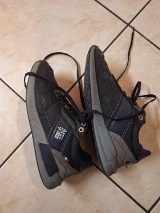 Scarpe Marina Militare Uomo Nero Rosse